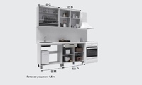 Кухня Кантри 1.8 Готовое решение